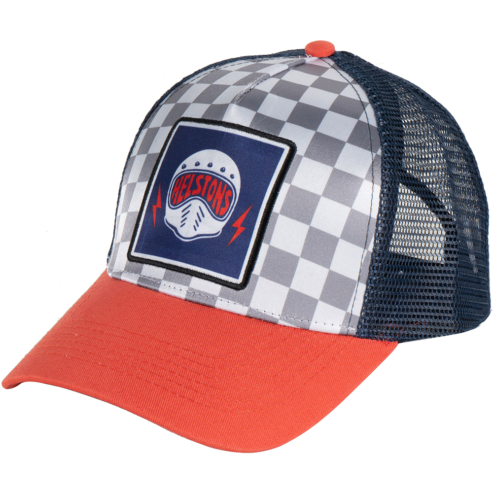 [PR/2] CASQUETTE HELSTONS BLEU ROUGE