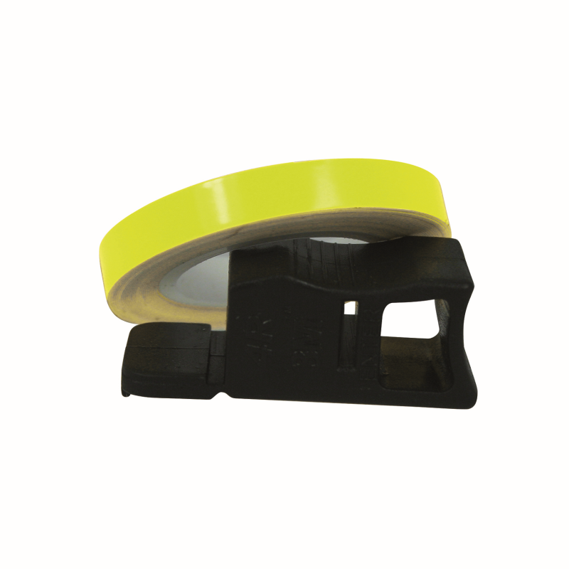 [3700355953736] Filets De Jantes Jaune Fluo Avec Applicateur