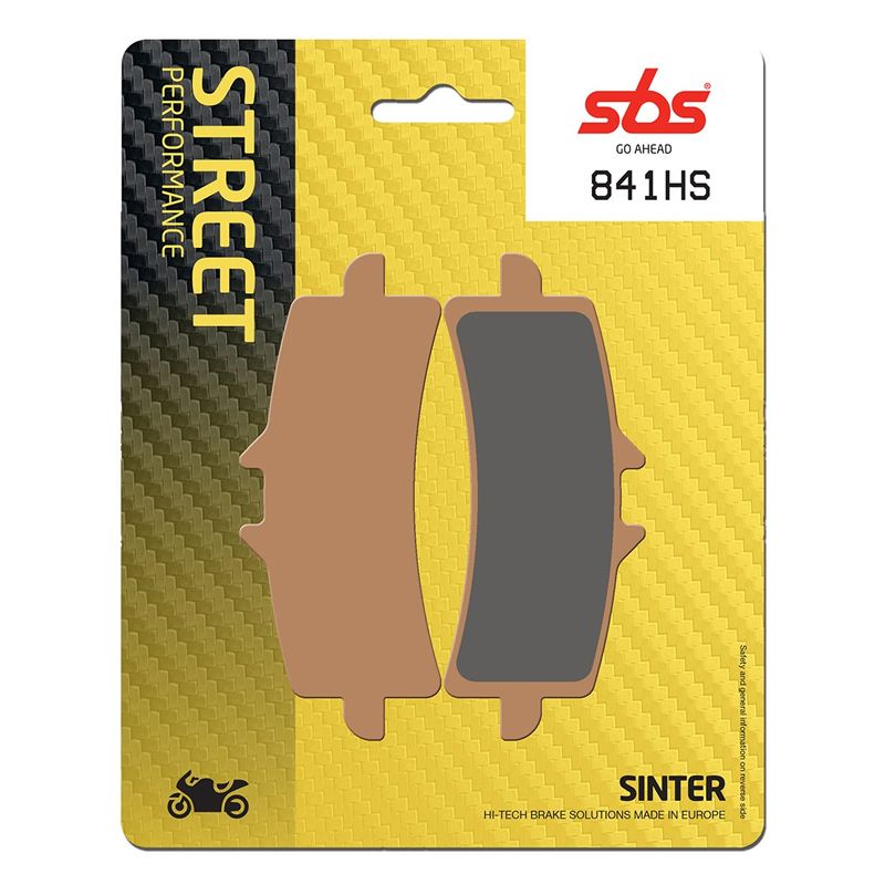 [5703858736910] PLAQUETTES DE FREIN SBS 841HS Street Sinter - Métal fritté avant