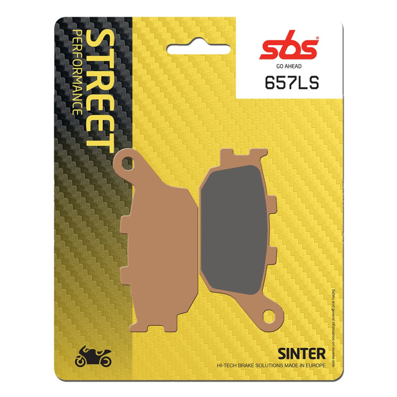 [5703858120092] PLAQUETTES SBS 657 (LS) Street Sinter - Métal fritté arrière